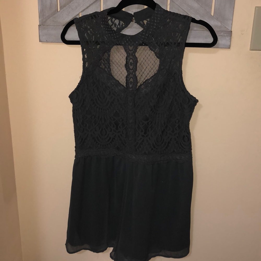 Lace romper!